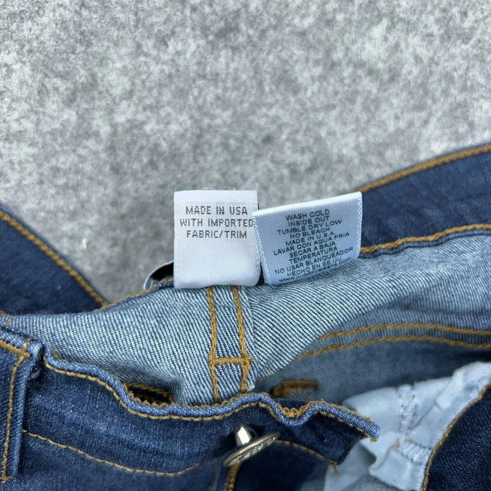Judy Blue Jeans Womens 5‎ 27 Blue Skinny Dark Wash Stretch Faded Denim Pants USA